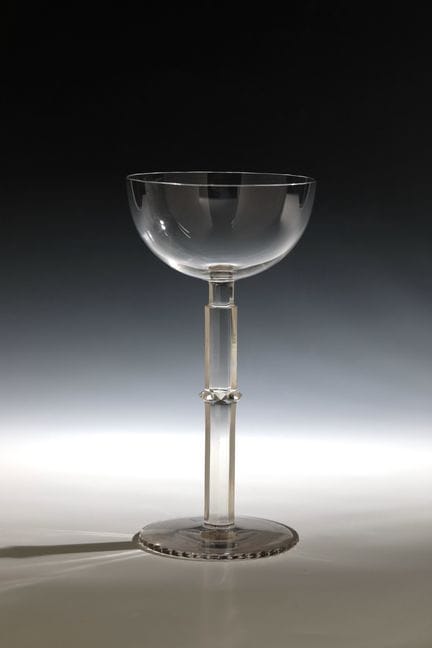 Gobelet rare en verre, Josef Hoffmann (conception)