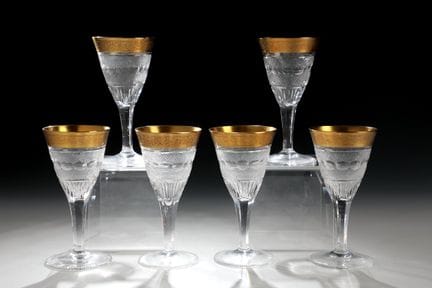 Six verres à vin « Splendid » Ludwig Moser &amp; S