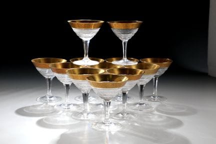 Douze verres à apéritif « Splendid » Ludwig Moser 