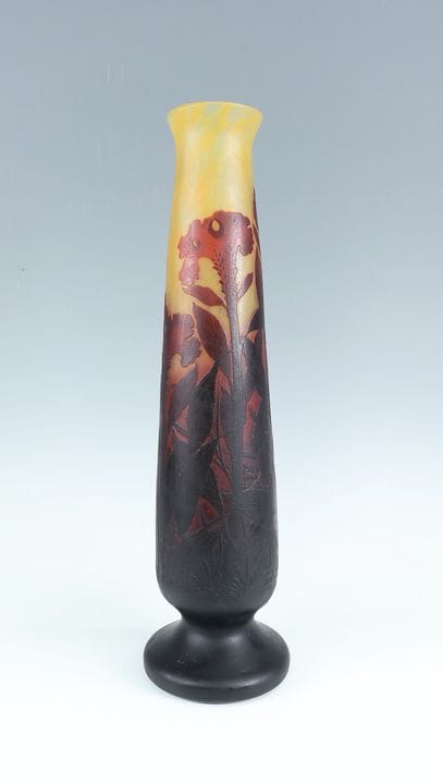 Vase « Crête de Coq » Daum Frères, Nancy, vers 191