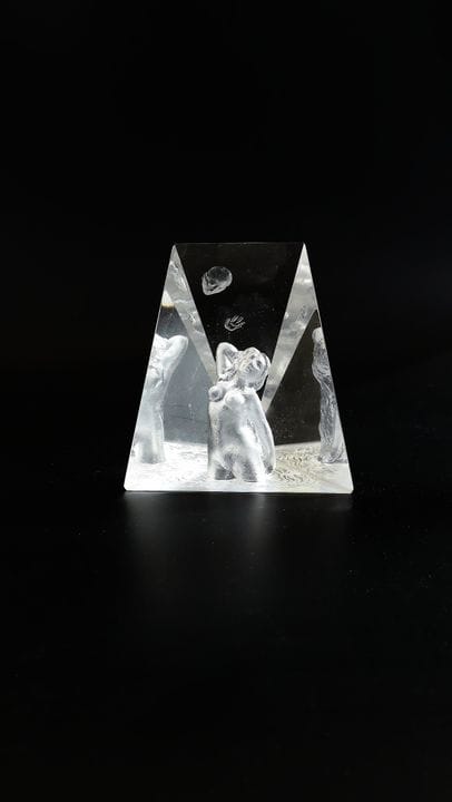 Objet en verre de Kristian Klepsch, Mizzi Glashütt