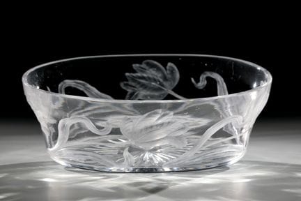 Jardinière Moser, Karlovy Vary, vers 1900. Verre i