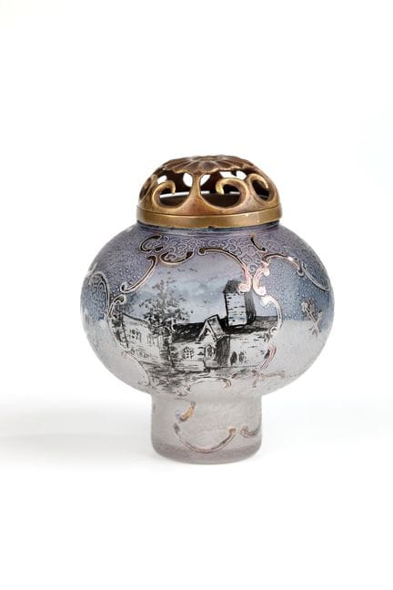 Lampe à parfum « Domrémy la Pucelle » Daum Frères,