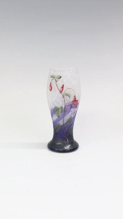 Vase « Fuchsias » Daum Frères, Nancy, vers 1905. V