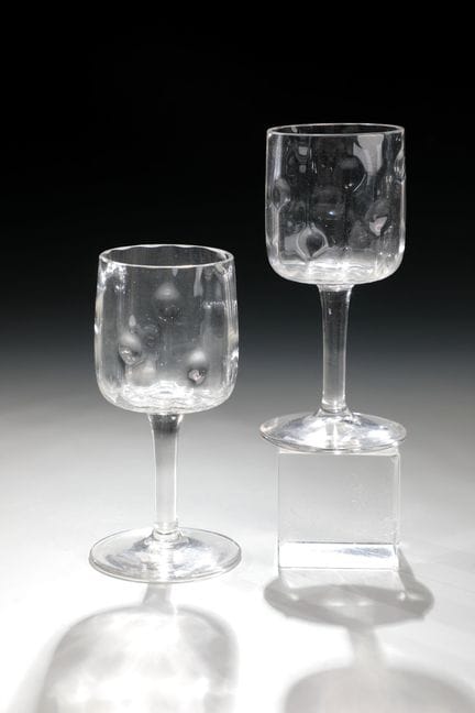 Paire de verres à vin « Meteor » : Koloman Moser (