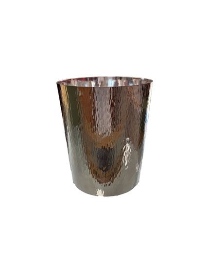 CHRISTOFLE 
Vaso in metallo argentato con decorazi