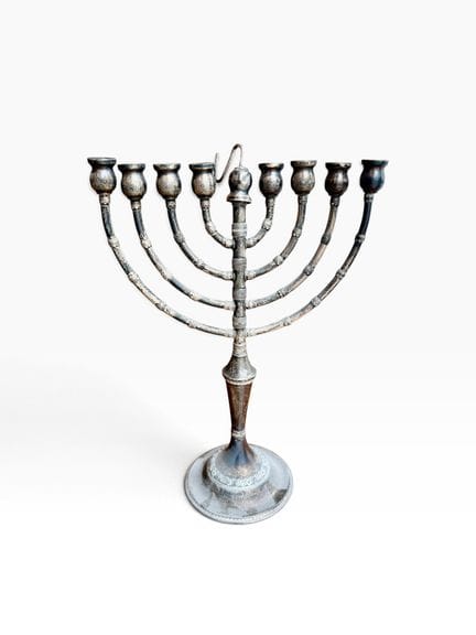 ACDC
Menorah in argento 800 
Lievi deformazioni
Al