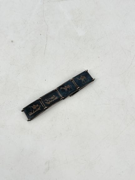 ACDC 
Pulsera articulada de plata de 800 milésimas