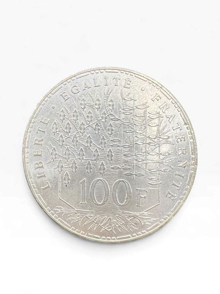 FRANCIA
Moneda de 100 francos de plata de 900 milé