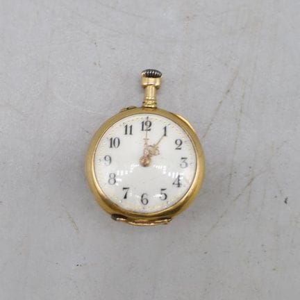 Reloj de cuello de oro amarillo de 18 quilates (75