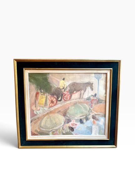 Lazare VOLOVICK (1902-1977)
Uomo con il carretto 
