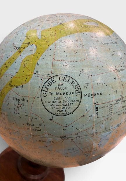 Globo celeste tratto dall’opera dell’Abbé TH. More