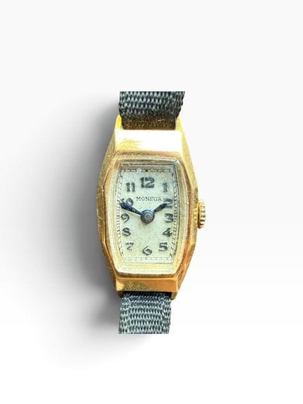 Monega
Reloj de pulsera para mujer, caja de oro am