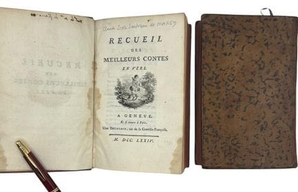《童话与新选集》：继1774年出版的版本之后，精选的诗体童话集。日内瓦、巴黎，德拉兰出版社，1784