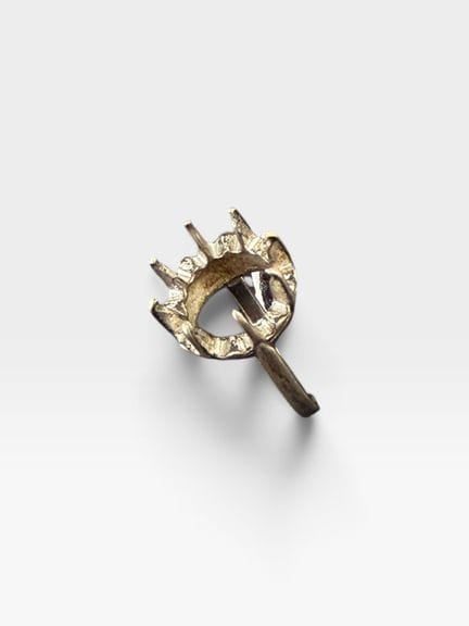 Montura de anillo de plata de 800 milésimas. 
Sell
