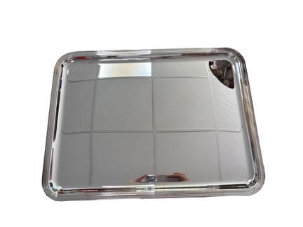 CHRISTOFLE
Bandeja de metal plateado, modelo Bagat