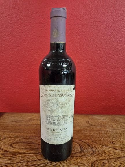 Una botella de Château LASCOMBES Margaux GCC 2002
