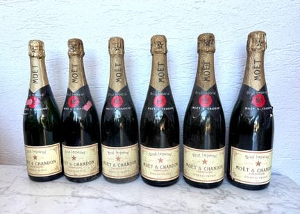 Seis botellas de Moët &amp; Chandon Brut Imperial
