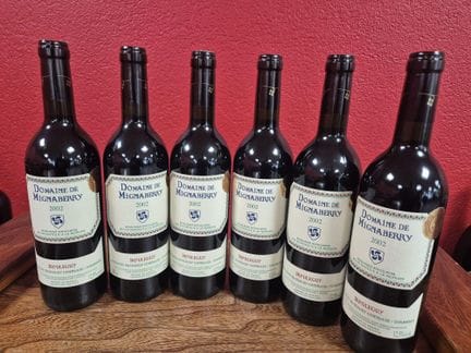 Six bouteilles de Domaine de Mignaberry Irouleguy 