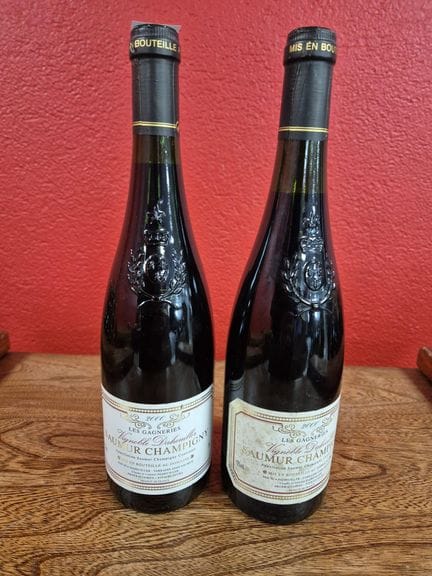 Dos botellas de Saumur Champigny 2000 «Les GAGNERI