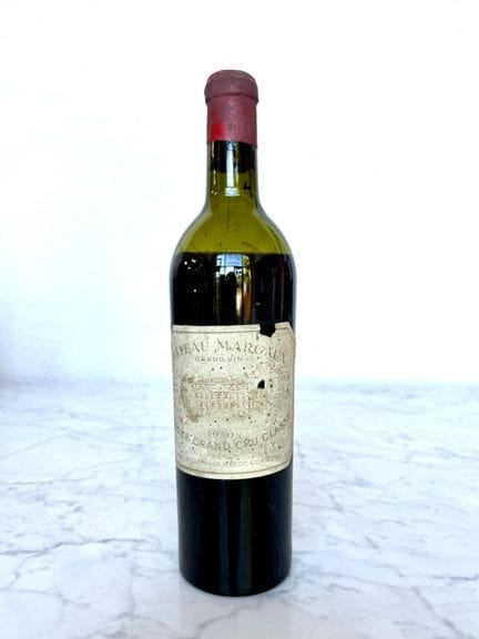 Una botella de Château Margaux, 1er grand cru clas
