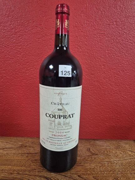 Une bouteille Magnum Château de COUPRAT FRONSAC 20