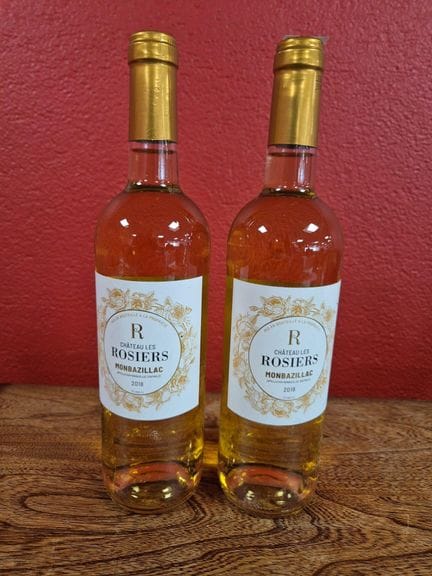 Dos botellas de Château Les ROSIERS Montbazillac 2