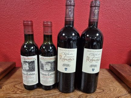 Deux ½ bouteille 36cl château Taillefer Pomerol 19