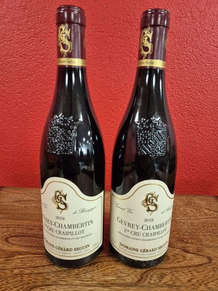 Dos botellas de GEVREY-CHAMBERTIN 1er Cru «Craipil
