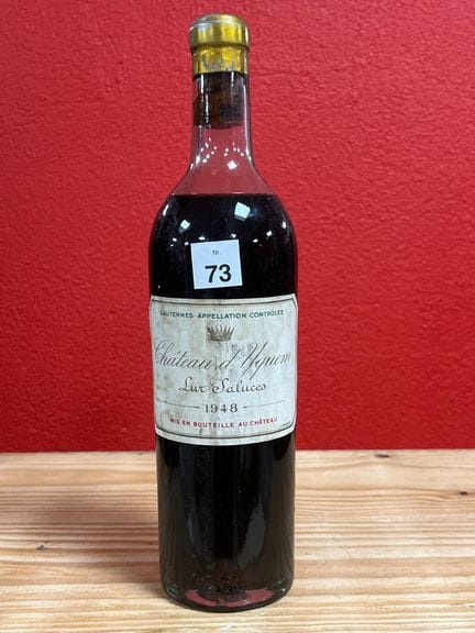 Una botella de Château Yquem, añada de 1948.
Liger