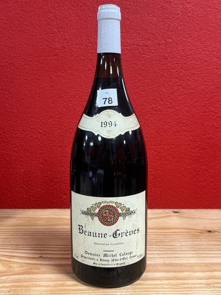 Una botella magnum de Beaune-Grèves, de la bodega 