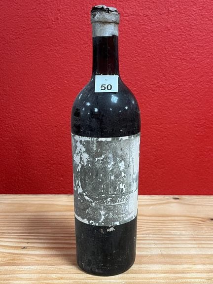 Una botella de Château Haut-Brion de la añada de 1