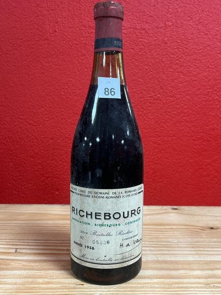 Una botella de Richebourg, añada de 1956...
Hombro