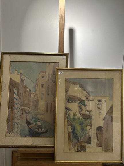 THORE (XXe)
Deux vues de Venise
Aquarelles
Signées