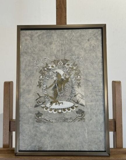 Scène thaïlandaise, 
Peinture sur papier 
Gouache 