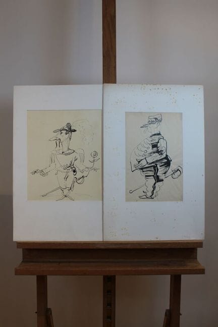 André VILLEBOEUF (1893-1956)
4 caricatures de pers
