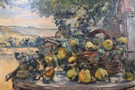 Maurice SAVREUX (1884-1971)
Panier de poires
Huile