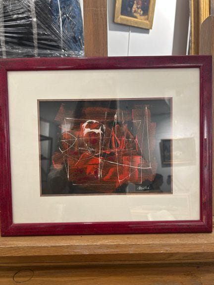 Luis Vidal MOLNÉ (1907-1970)
Composition rouge et 