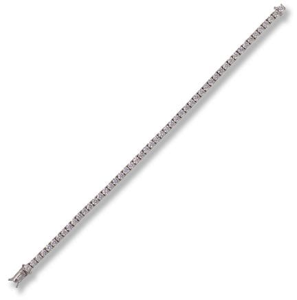 Tennis bracelet
late 20th/21st century
18k white g