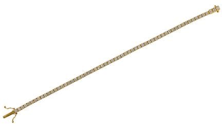 Tennis bracelet
21st century
18k gold, brilliant c