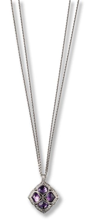 Chopard

Chopard
Amethyst pendant with chain "Impe