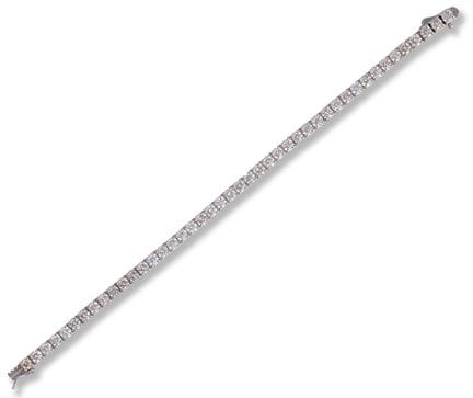 Tennis bracelet
late 20th/early 21st century
14k w