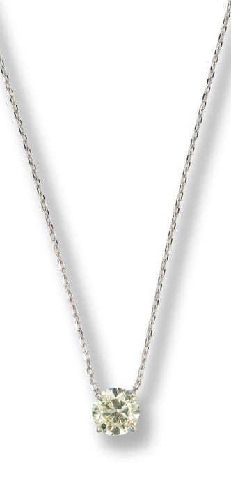 Diamond necklace
late 20th/early 21st century
14k 