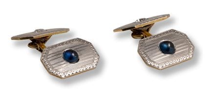 Cufflinks
1st half 20th century
platinum on 14k go