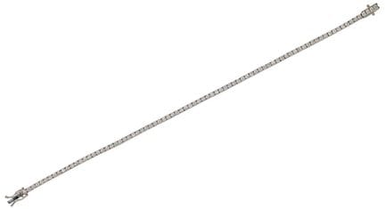 Tennis bracelet
late 20th/21st century
18k white g