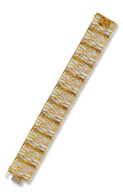 Gold bracelet
2nd half 20th century
18k gold
l. 18