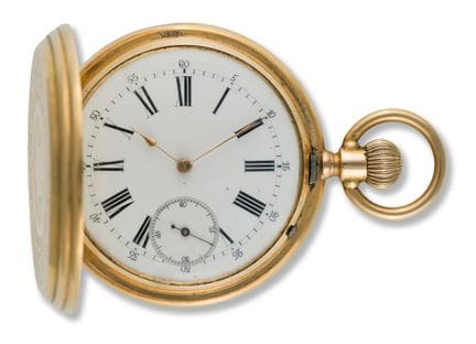 Orologio da tasca
Fine del XIX secolo
Cassa: oro 1