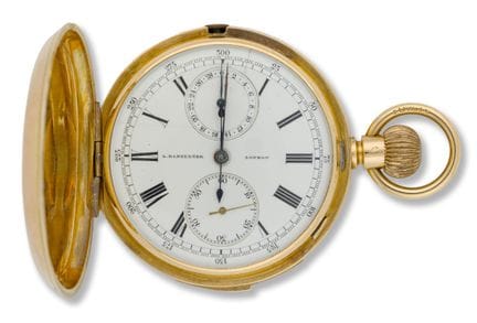 Orologio da tasca con cronografo e ripetizione
190