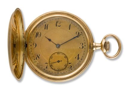 Orologio da tasca
Inizio del XX secolo
Cassa: oro 