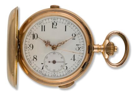 Orologio da tasca con cronografo e ripetizione dei
